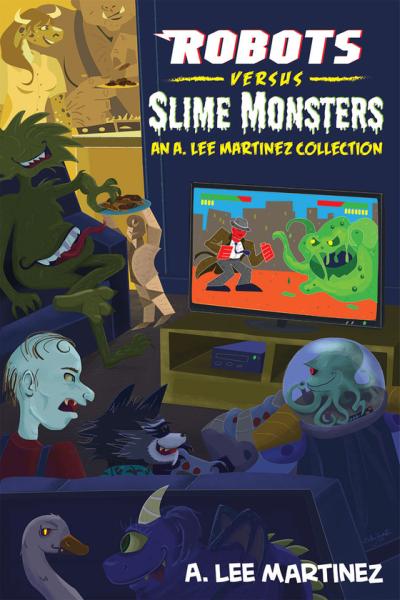 Cover Robots versus Slime Monsters englisch